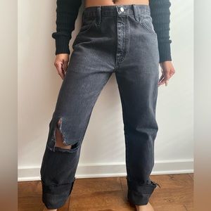 Vintage Rustler Distressed Jeans- Straight Leg